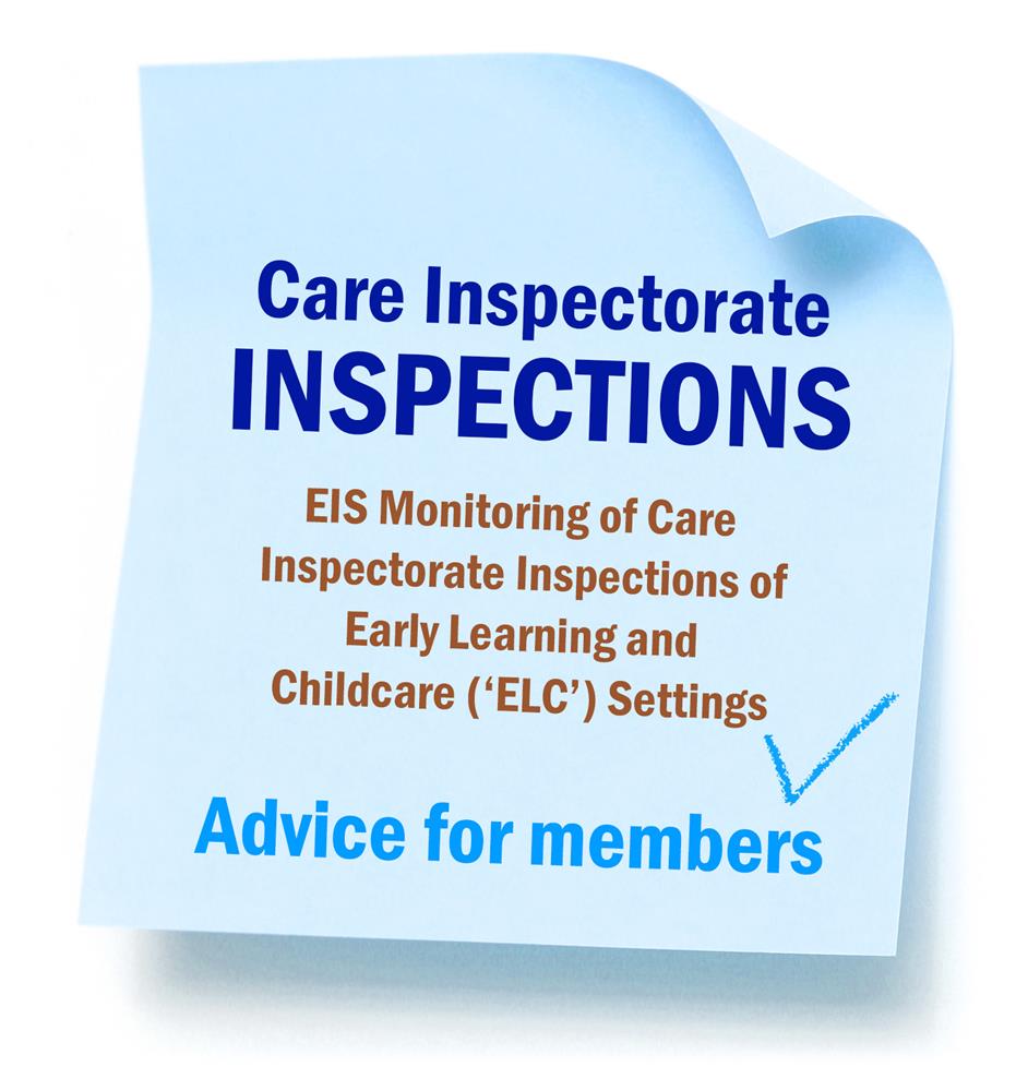 EIS Monitoring of care inspectorate inspections of ELC settings